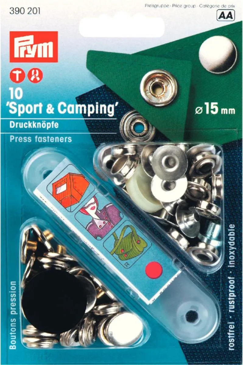 Prym Naaivrije Drukknopen 15mm