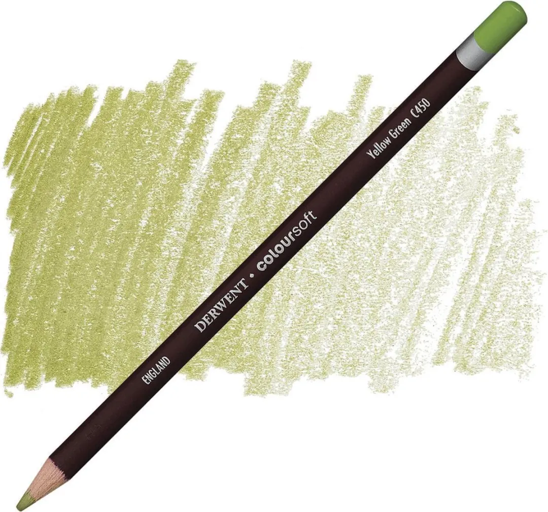 Derwent Coloursoft Potlood Yellow Green C450
