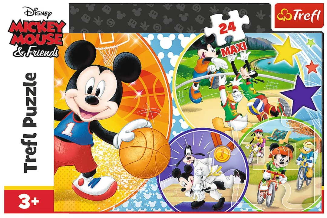 Trefl Mickey Mouse Puzzel 24 Stuks - Multi Colour