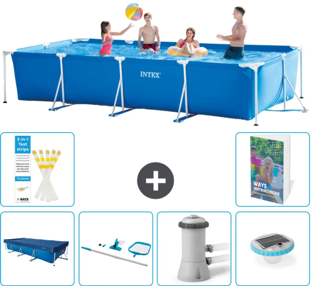 Intex Rechthoekig Frame Zwembad 450x220x84cm