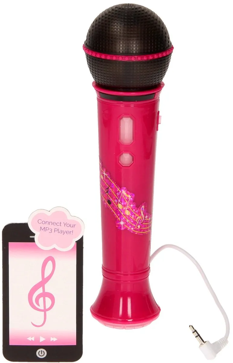 John Toys Sing Along Microfoon Roze
