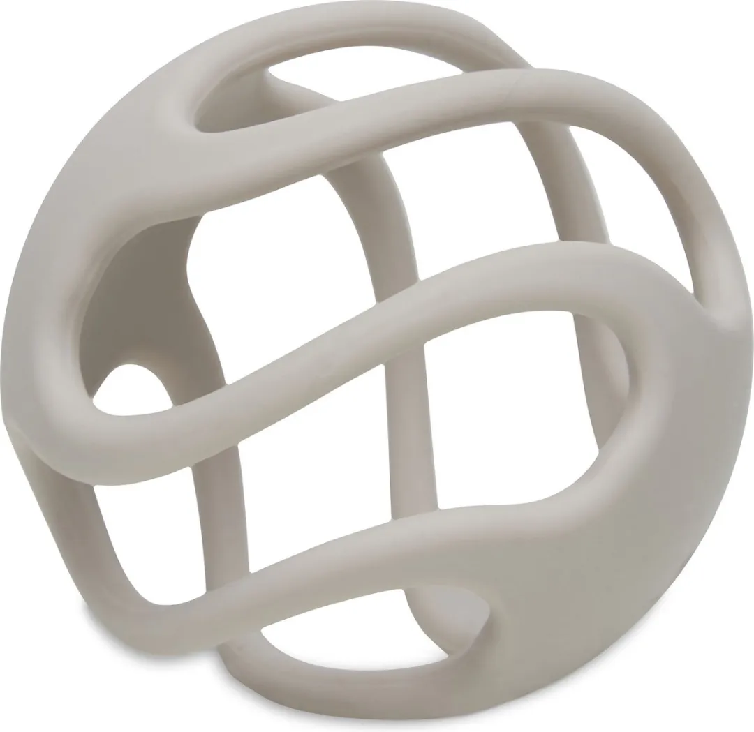 Jollein Bijtring Bal Siliconen Ø 9,5cm - Nougat - afbeelding 6 van 6