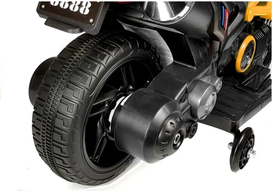 Lean Toys GTM1188 Elektrische Naked Bike - Kindermotor Geel