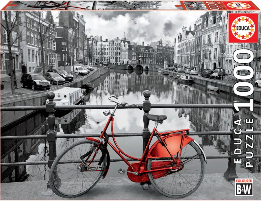 Educa Amsterdam Puzzel 1000 Stuks - Rood
