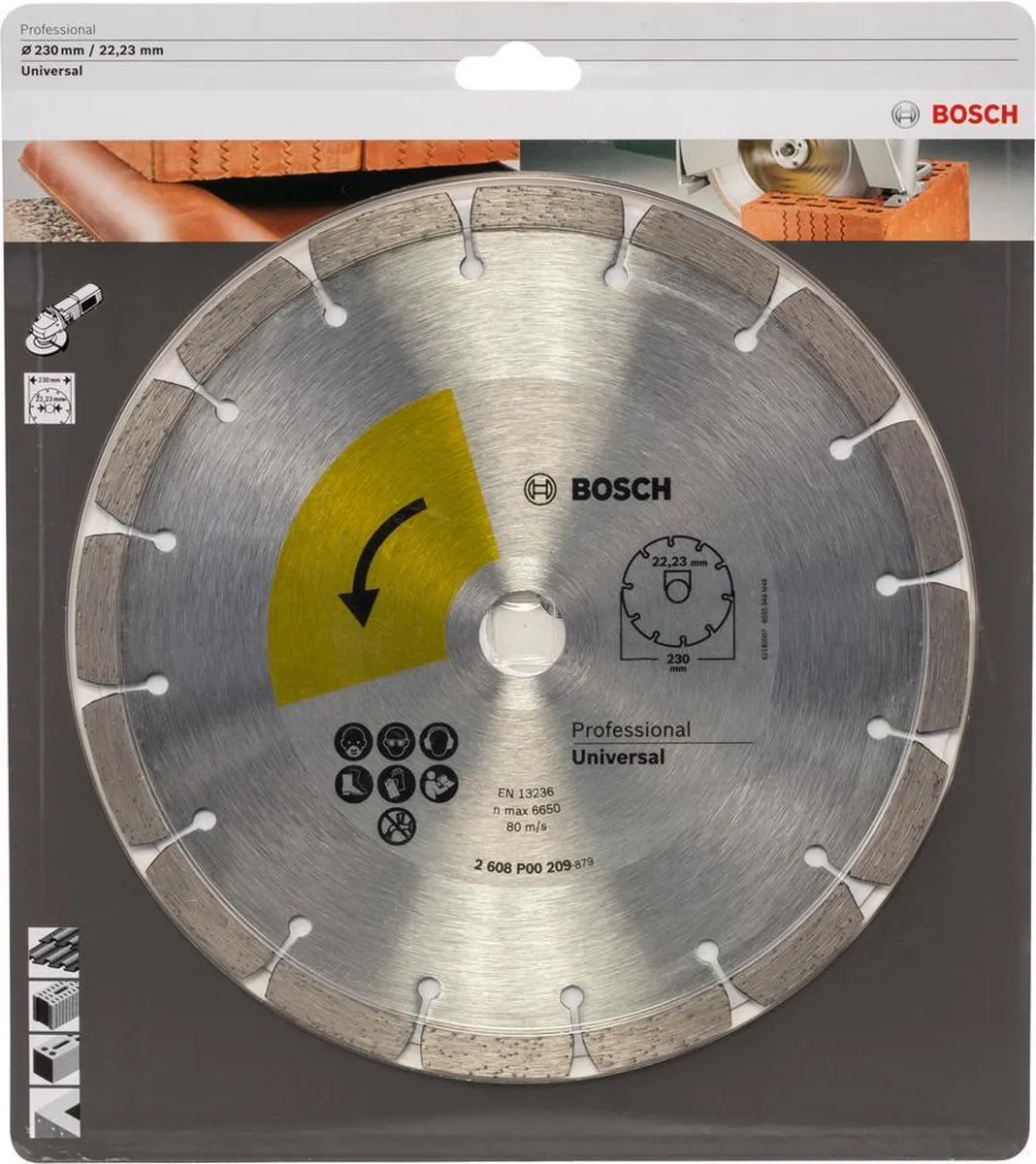 Bosch Prof. Diamantschijf Universal Top 230mm - 22.23mm