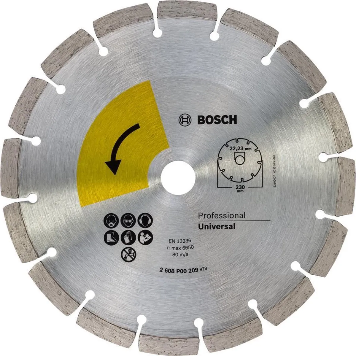Bosch Prof. Diamantschijf Universal Top 230mm