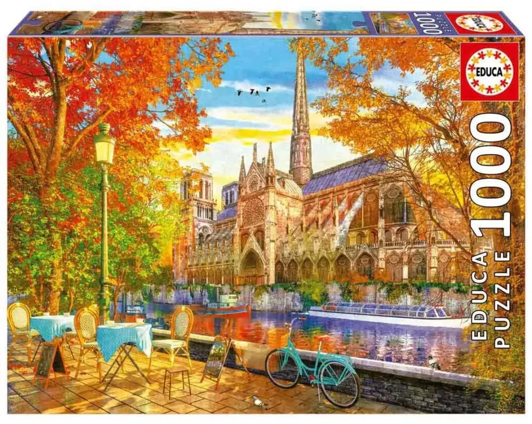 Educa Notre Dame Puzzel 1000 Stuks - Multicolor