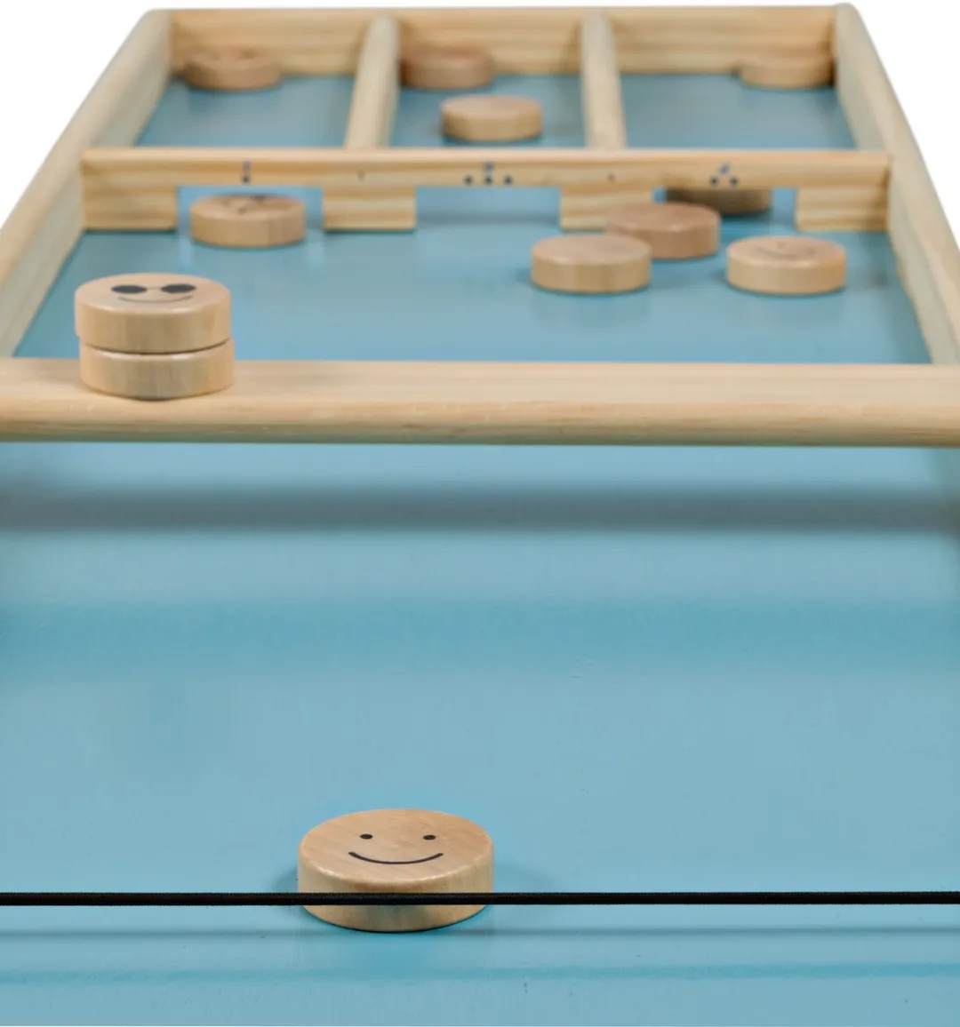 BS Toys Sjoelbak GA523 Houten - 18 Schijven - 110x30cm