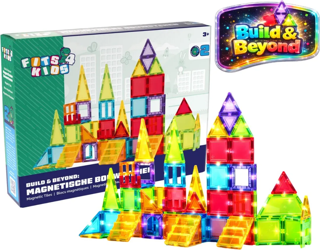 Fits4Kids Magnetic Tiles Build Beyond 66-delig