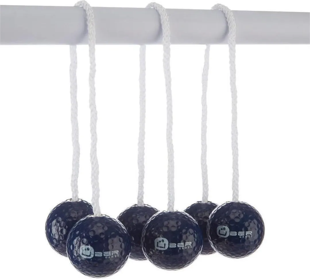 Ubergames Laddergolf Bolas - 6 Stuks (3x2) - Oranje