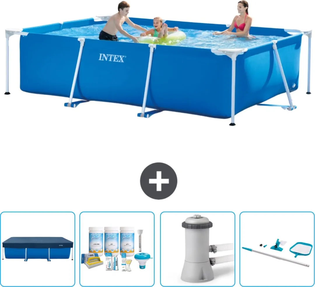 Intex Frame Zwembad 300x200x75cm Blauw