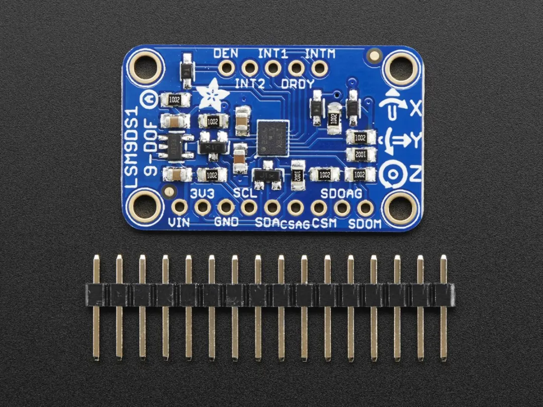 Adafruit LSM9DS1 9-DOF Breakout Board - Blauw