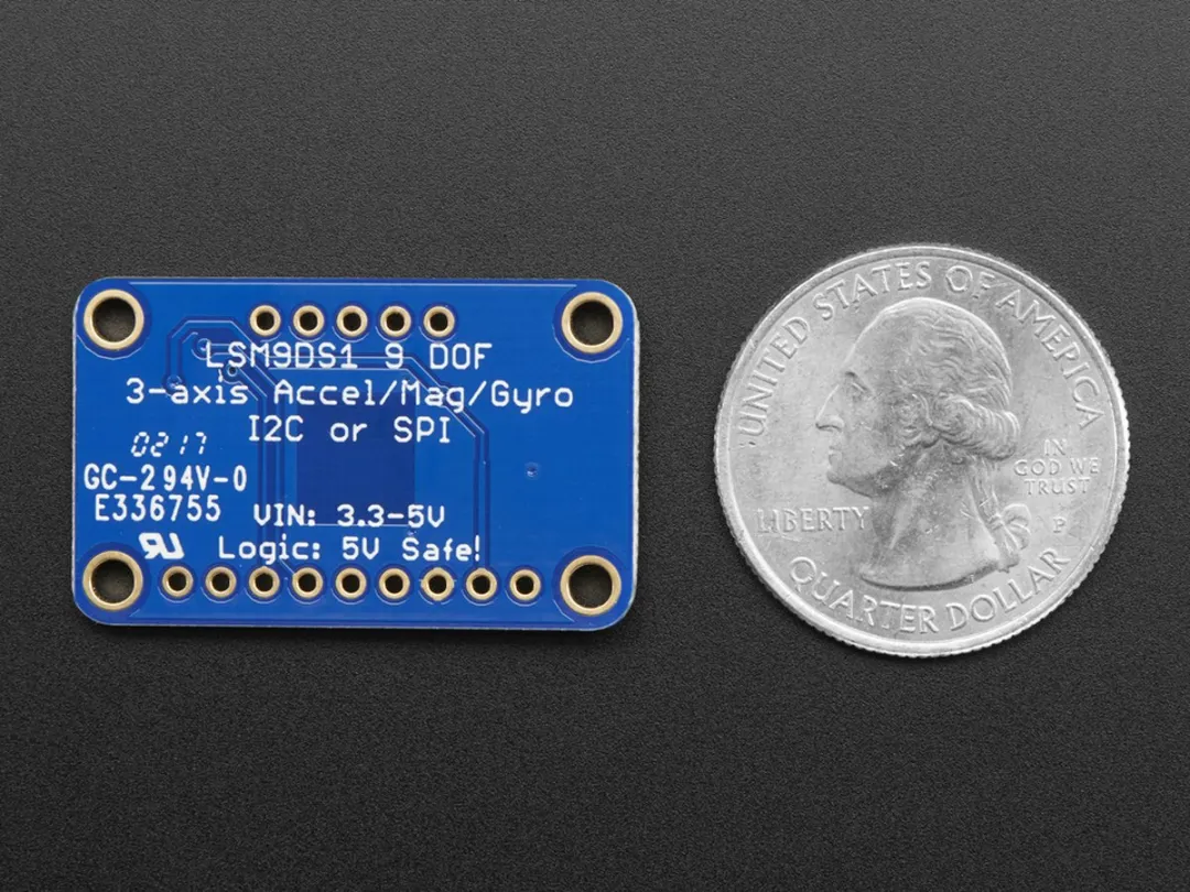 Adafruit LSM9DS1 9-DOF Breakout Board - Blauw