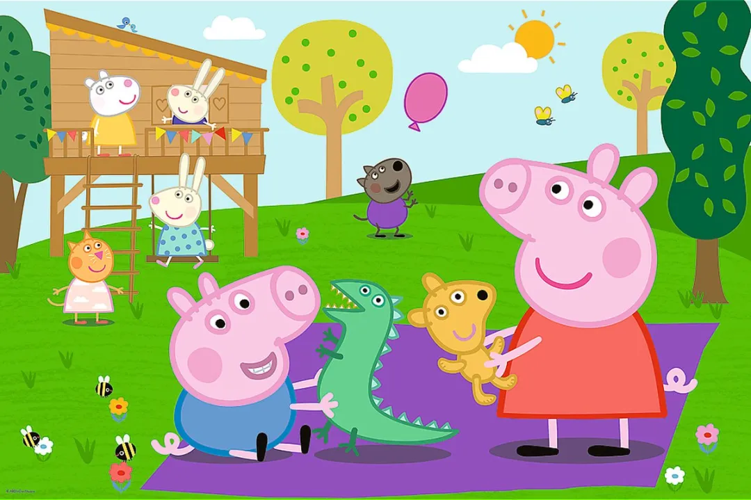 Trefl 60XXL Peppa Pig Puzzel 1000 Stuks - Multicolor
