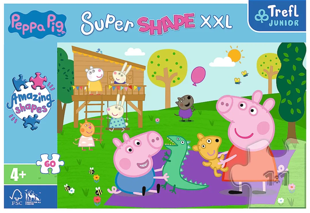 Trefl 60XXL Peppa Pig Puzzel 1000 Stuks - Multicolor