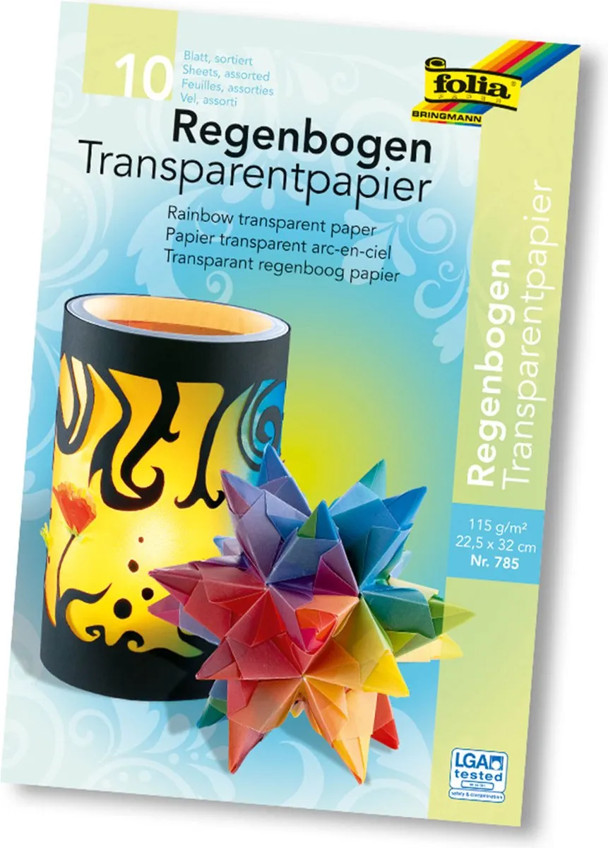 Folia Transparent Papier 785 Regenboog