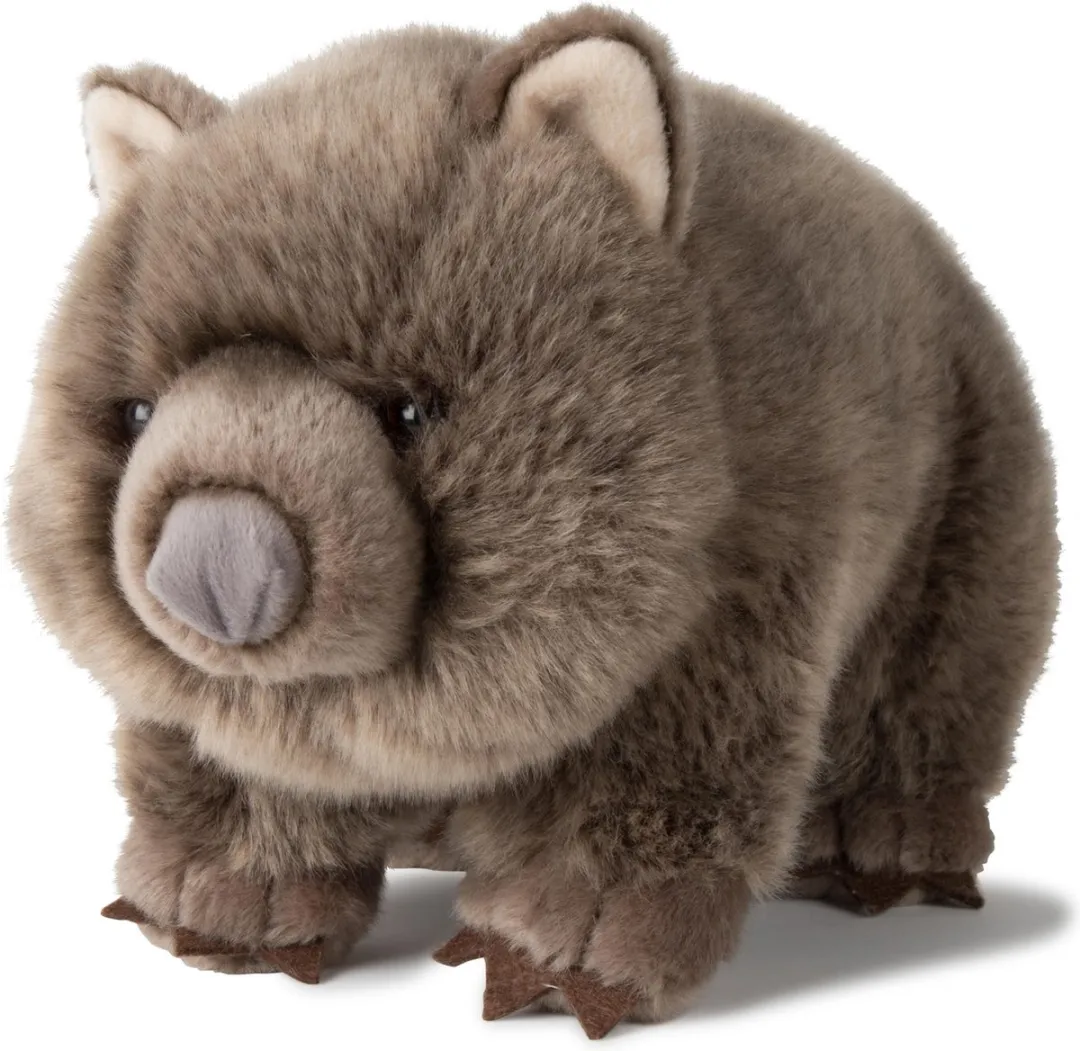 WNF Pluche by Bon Ton Toys Wombat - Duurzame plush knuffel van 28 cm