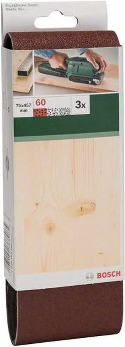 Bosch 3-delige Schuurbandenset