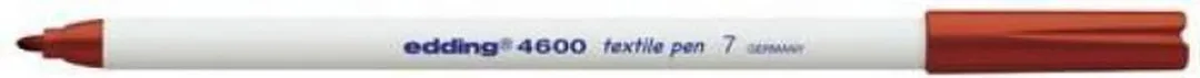 edding 4600 Textielpen - Bruin 1 mm