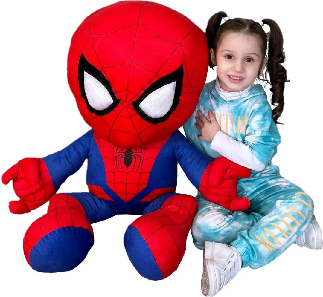 Marvel Spider-Man XXL Pluche Knuffel 100cm - Multicolor