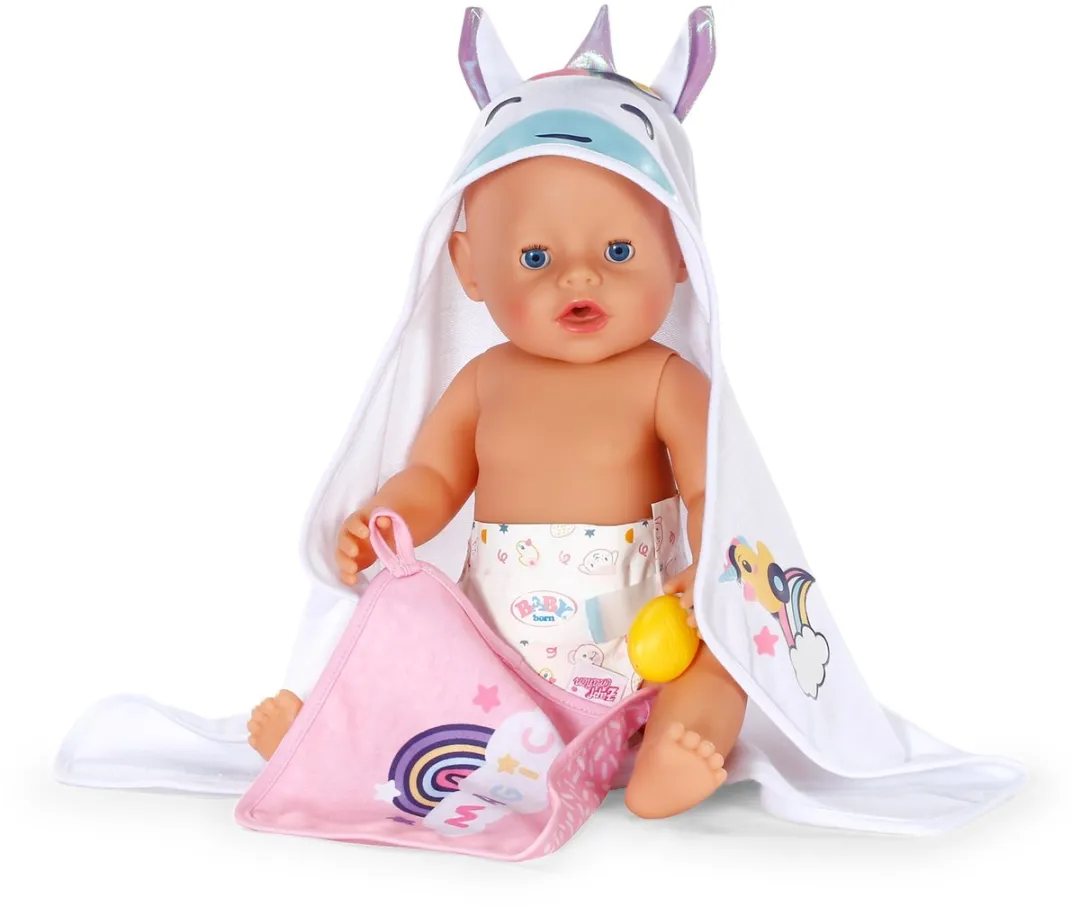 Baby Born Eenhoorn Badlaken Capuchon M - 837573