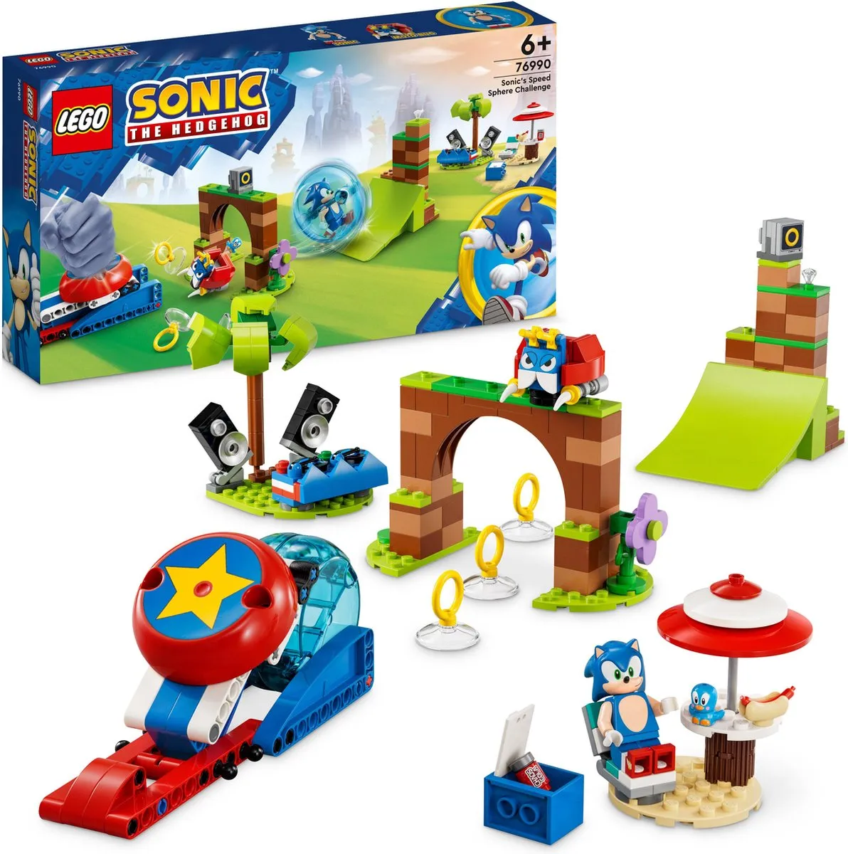 LEGO Sonic the Hedgehog Sonics Supersnelle Uitdaging 76990 - 292 Stukken