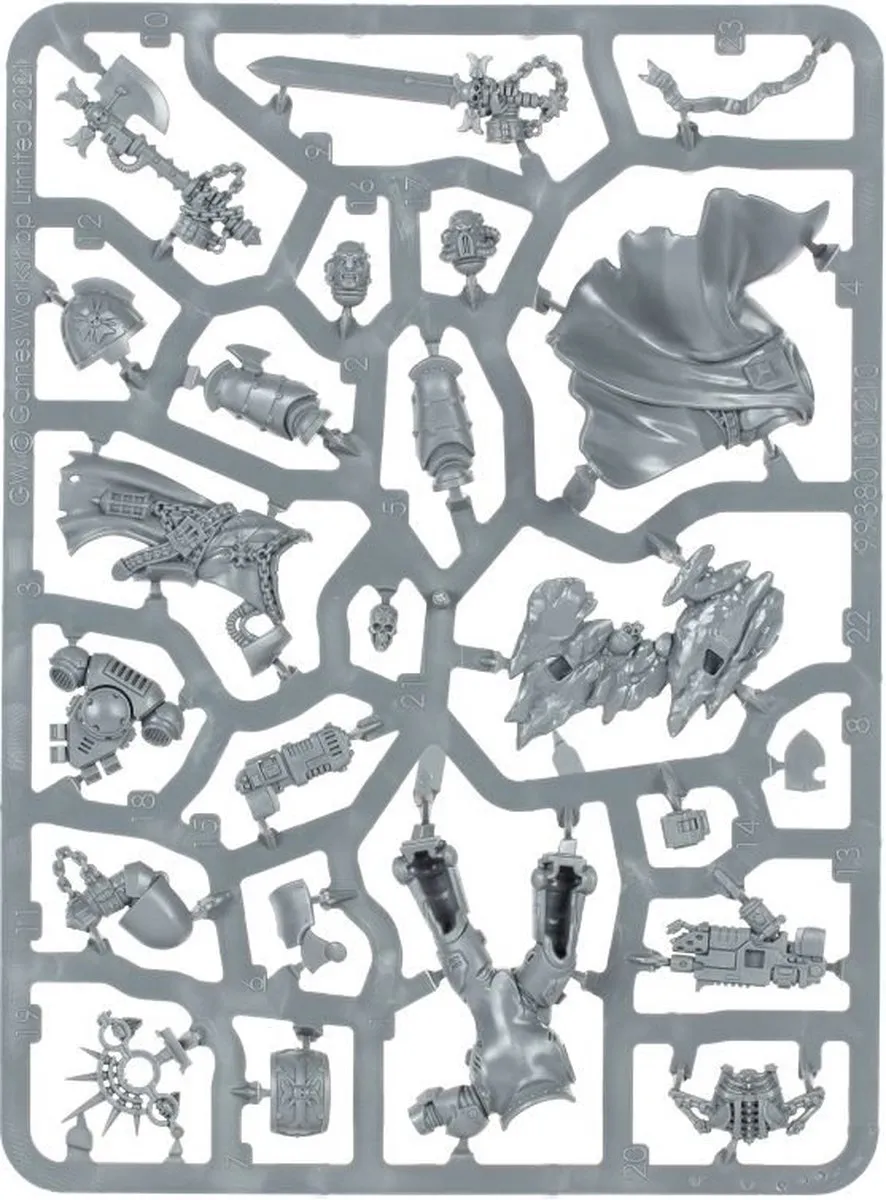 Games Workshop Space Marines Black Templars Marshal - 23 Onderdelen