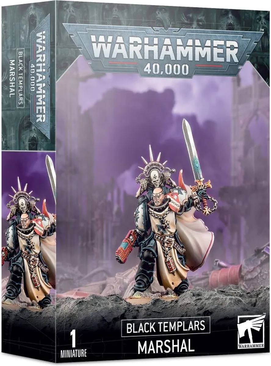 Games Workshop Space Marines Black Templars Marshal - 23 Onderdelen