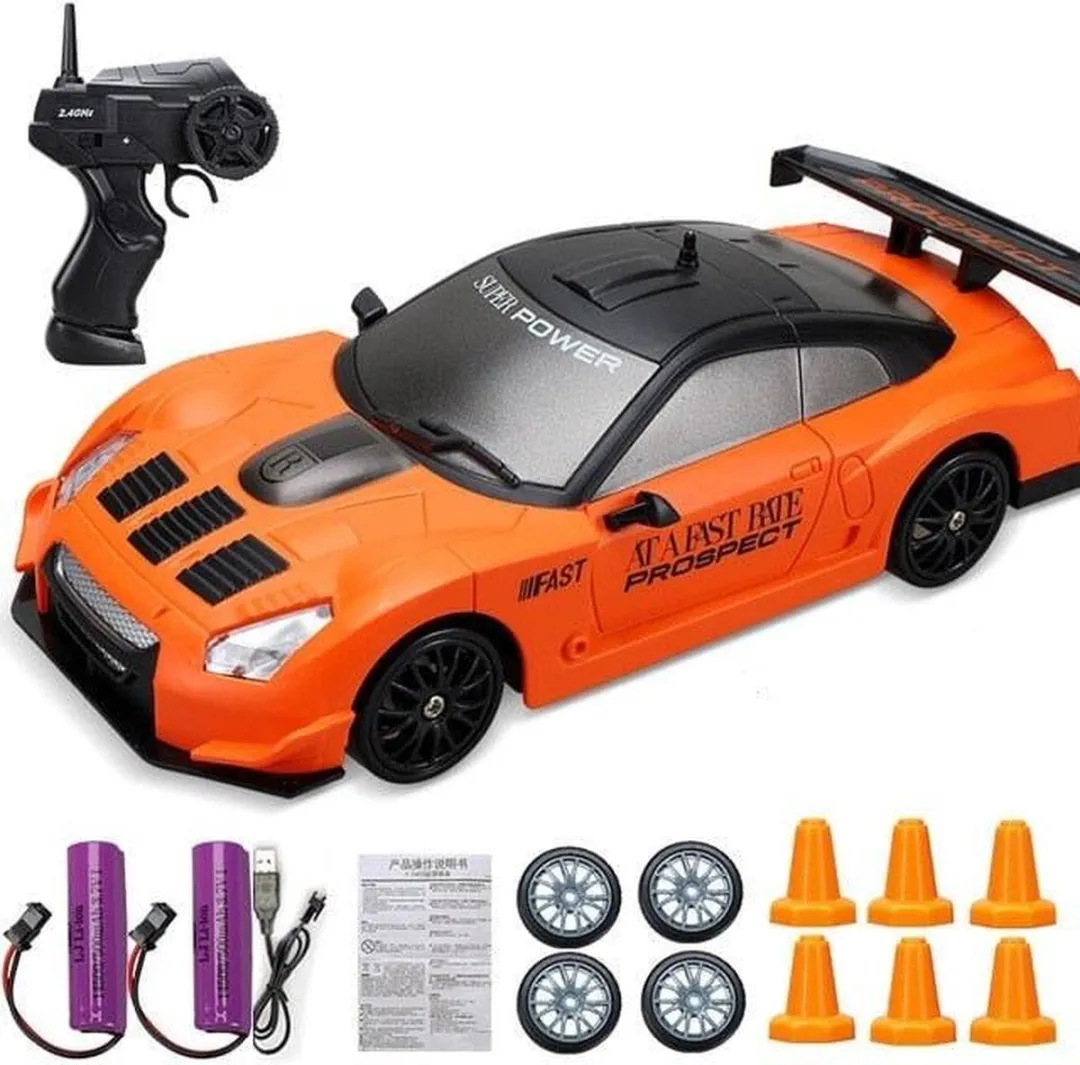 HB Toys 1/24 Driftwagen GTR Oranje