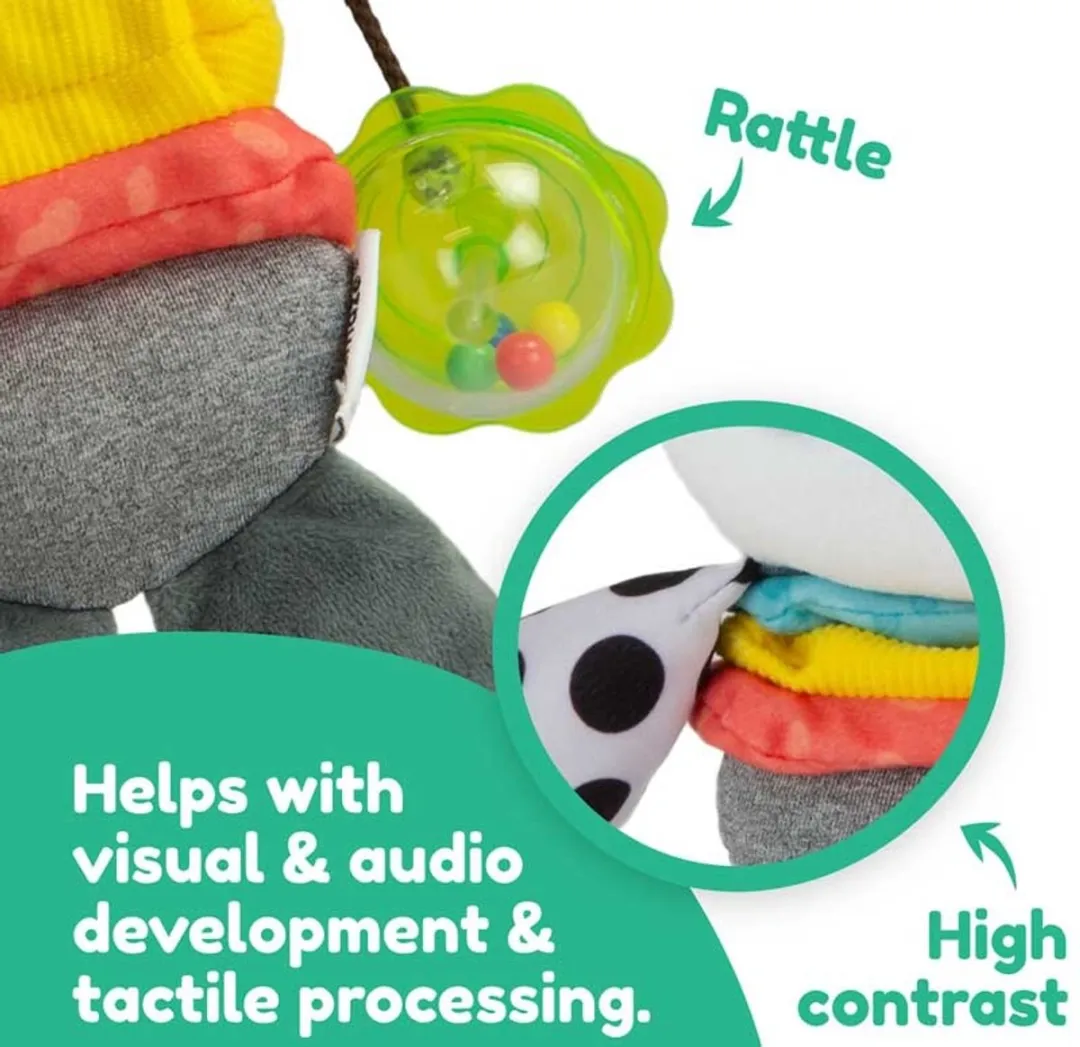 Lamaze Millie de Kat Knuffel - Educatief Speelgoed - Grijs