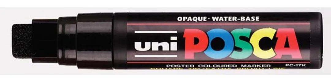 Posca Uni PC17K Verfmarker - Zwart