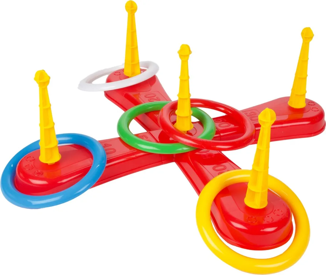Toi-Toys Play Out Ringwerpspel - 5 Ringen - Multicolor