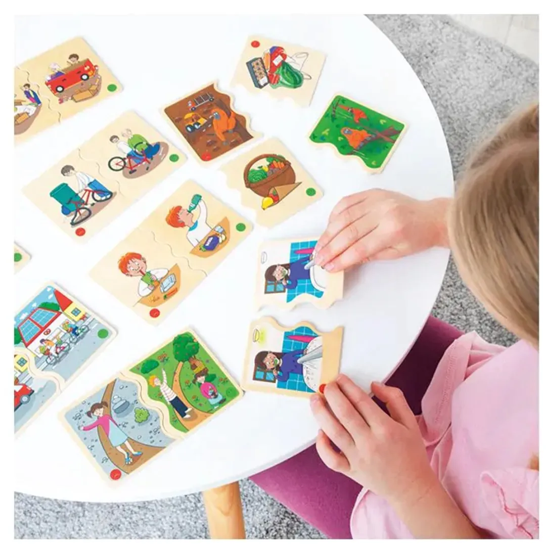 Beleduc What Can I Do Houten Duurzaamheidspuzzel 20 Stuks - Multicolor