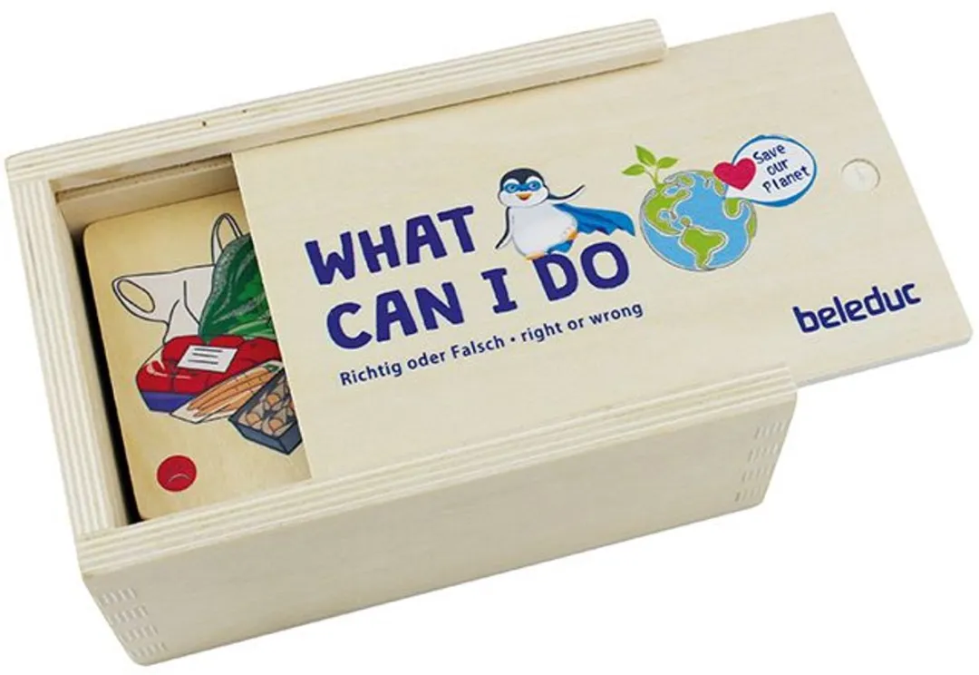 Beleduc What Can I Do Houten Duurzaamheidspuzzel 20 Stuks - Multicolor