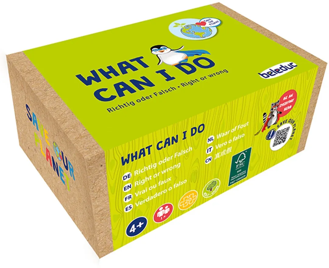 Beleduc What Can I Do Houten Duurzaamheidspuzzel 20 Stuks