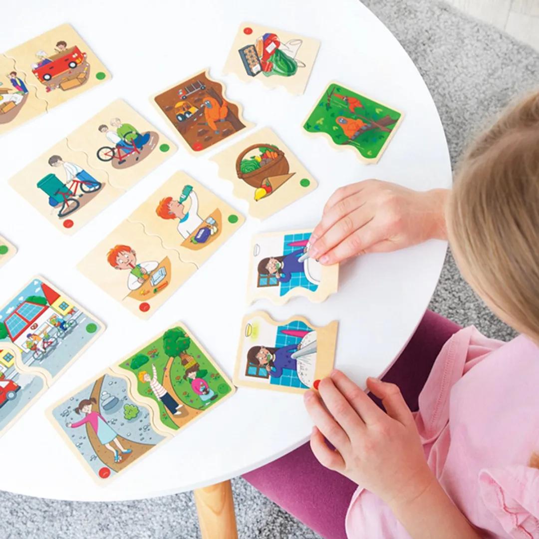 Beleduc What Can I Do Houten Duurzaamheidspuzzel 20 Stuks - Multicolor