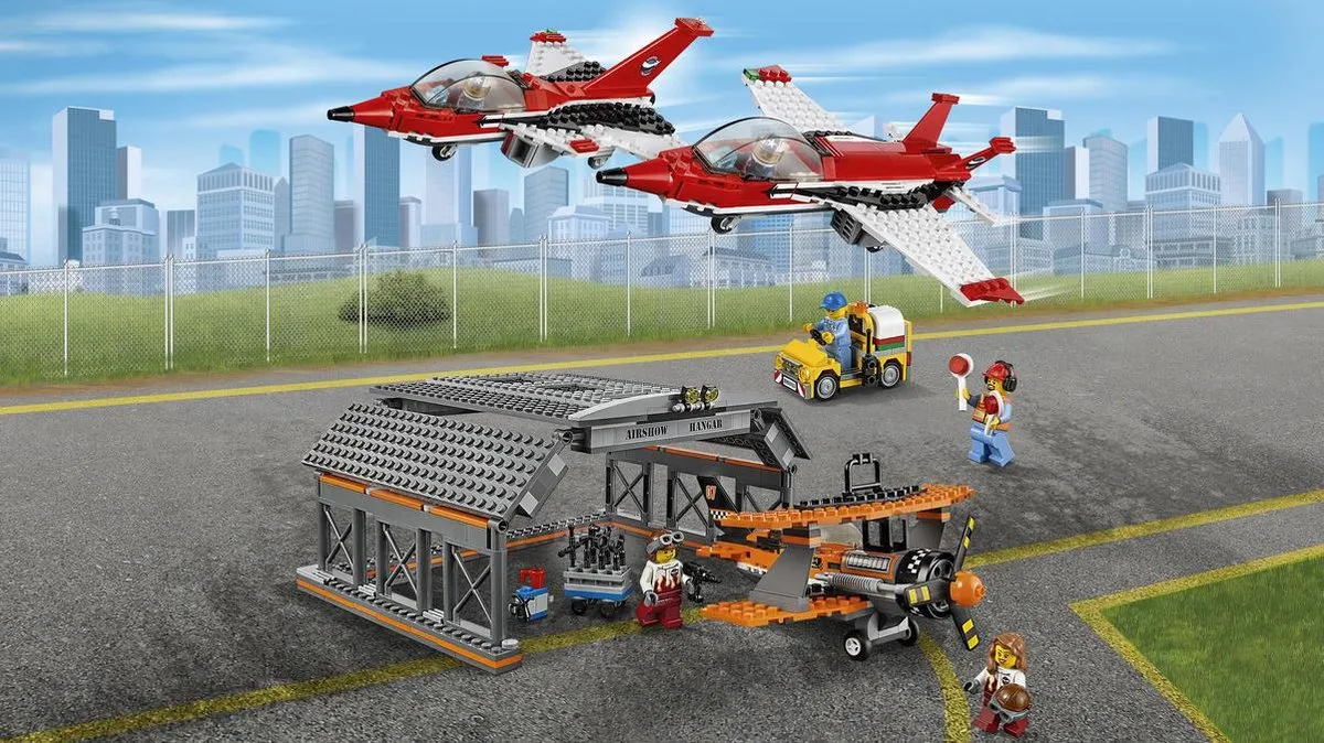 LEGO City Luchtvaartshow 60103 - 670 Stukken - 6 Minifiguren