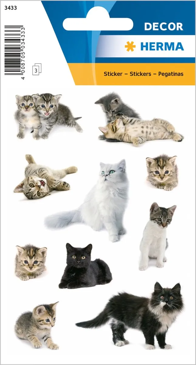 Herma Kattenfoto Stickers