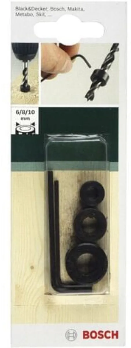 Bosch Dieptestopset 3-delig 6/8/10mm - Metaal