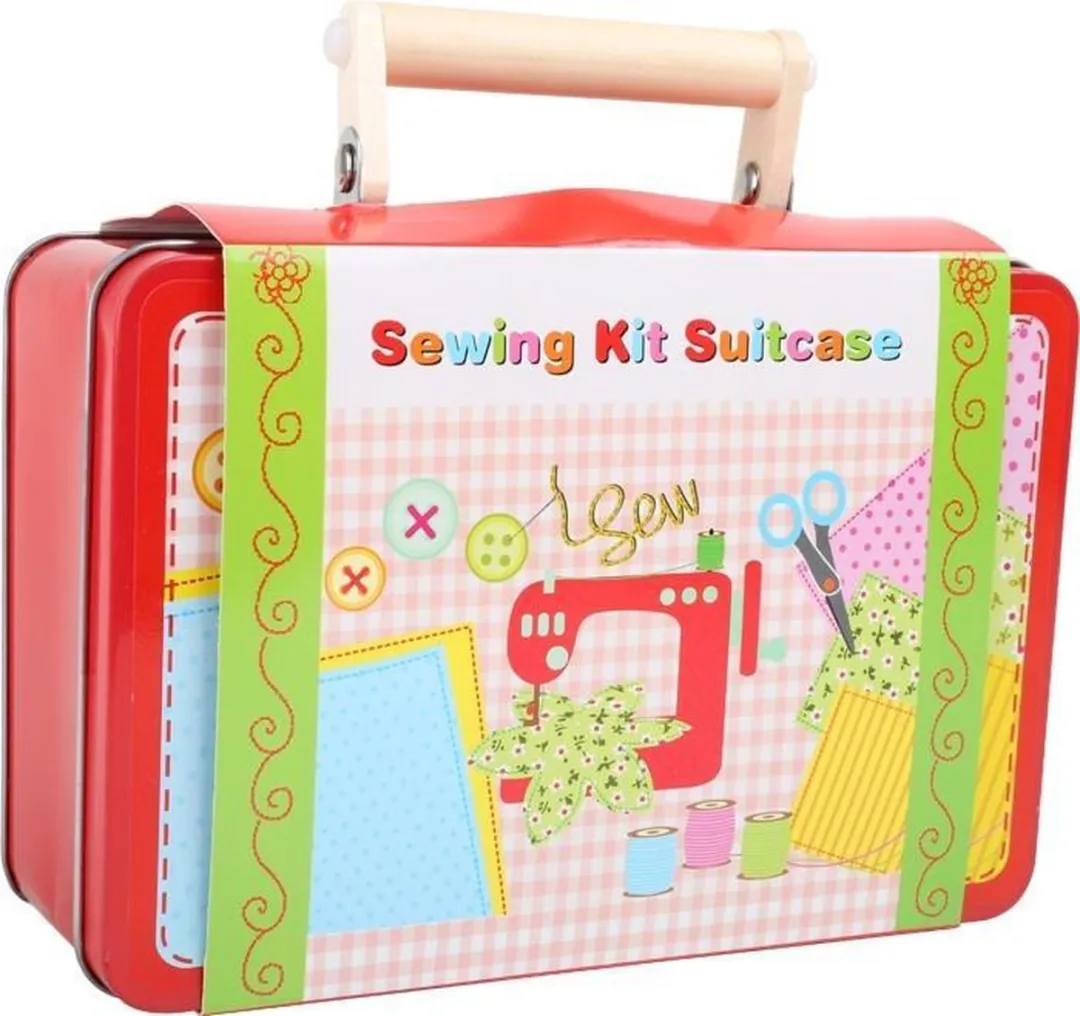 Small Foot Kinderkoffer Naaiset - Roze