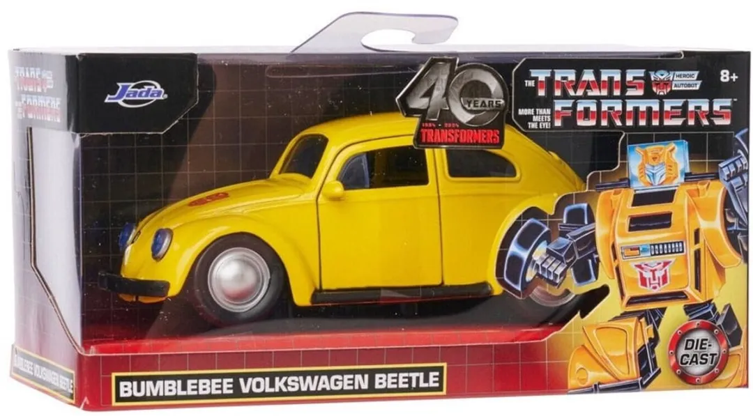 Jada Toys Transformers Diecast VW Beetle Bumblebee 1/32