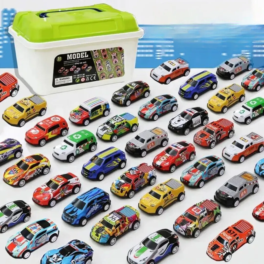 MagniToys Auto Speelgoedset 30 Stuks - Multicolor