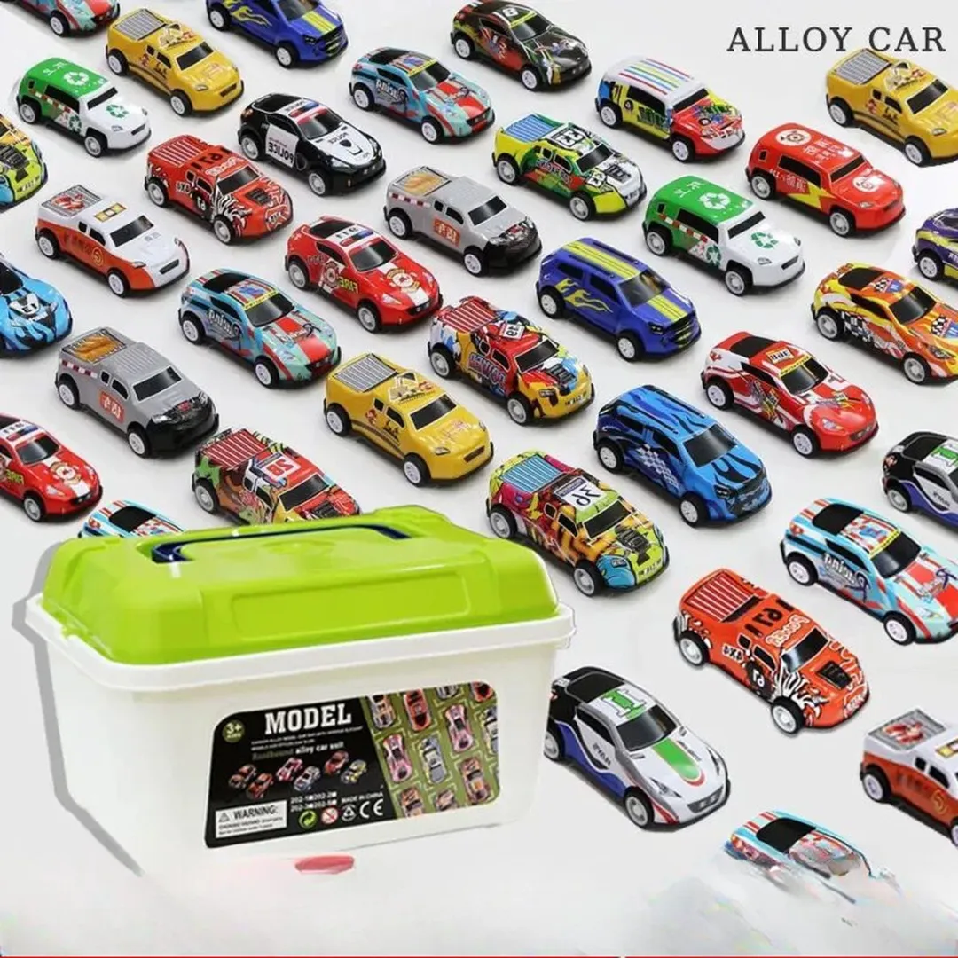MagniToys Auto Speelgoedset 30 Stuks - Multicolor