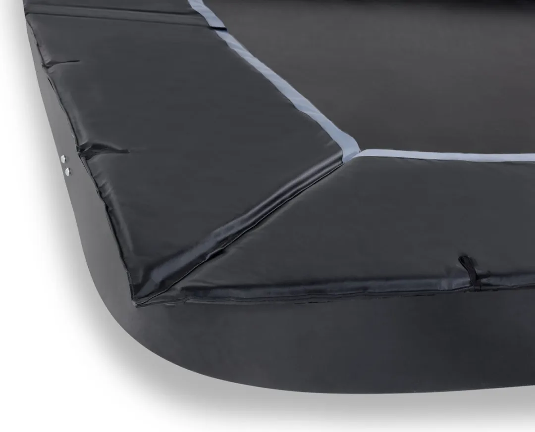 EXIT Dynamic Groundlevel Trampoline 458cm - Zwart - afbeelding 6 van 6