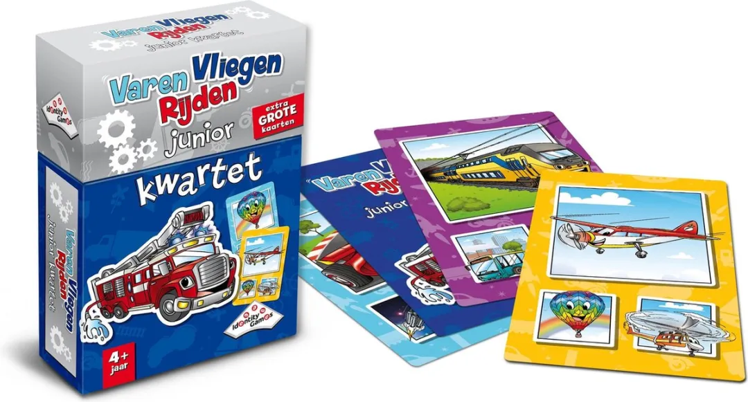 Identity Games Varen Vliegen Rijden Junior Kwartet - 11083