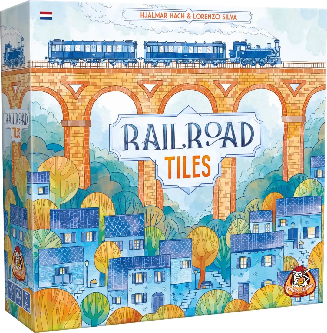 White Goblin Games Railroad Tiles Familiespel - 1-4 Spelers