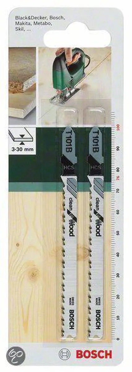 Bosch Decoupeerzaagblad HCS T101B Clean for Wood