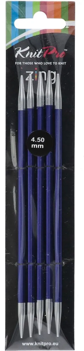 KnitPro Zing Sokkennaalden 4.50mm