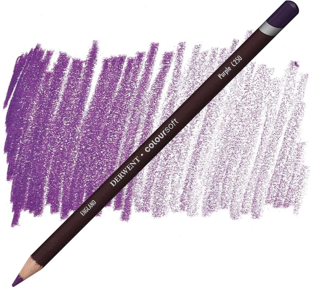 Derwent Coloursoft Potlood Purple C250