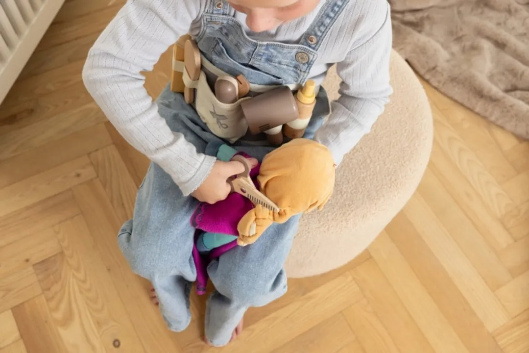 Dantoy Houten Kapperset 8-delig - Multicolor